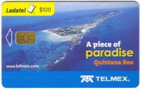 Mexico Ladatel Telefonkarte (Chip): Paradise 